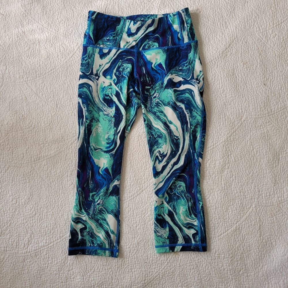 Patagonia paint swirl print crop leggings - Picture 2 of 7